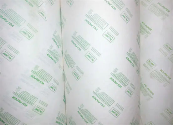 Papel VCI reforzado con envoltura de acero y revestimiento de metal reforzado con laminados de PE y PP